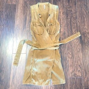 Free People khaki dress